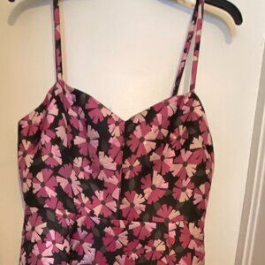 Kate Spade soft glitter floral jacquard dress